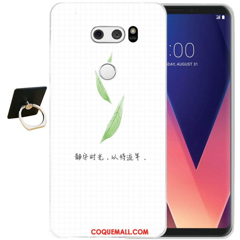 Étui Lg V30 Fleur Incassable Protection, Coque Lg V30 Protection Contre Les Explosions Tout Compris