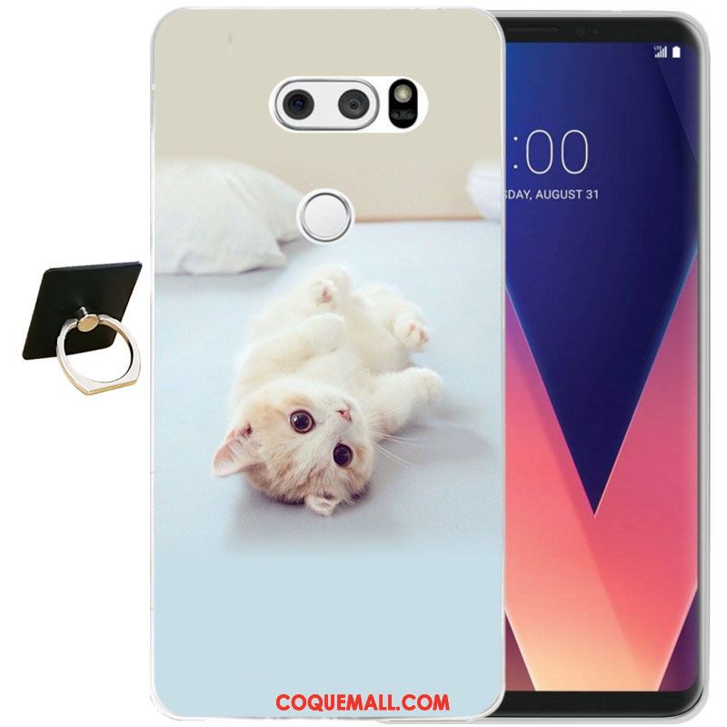 Étui Lg V30 Fleur Incassable Protection, Coque Lg V30 Protection Contre Les Explosions Tout Compris