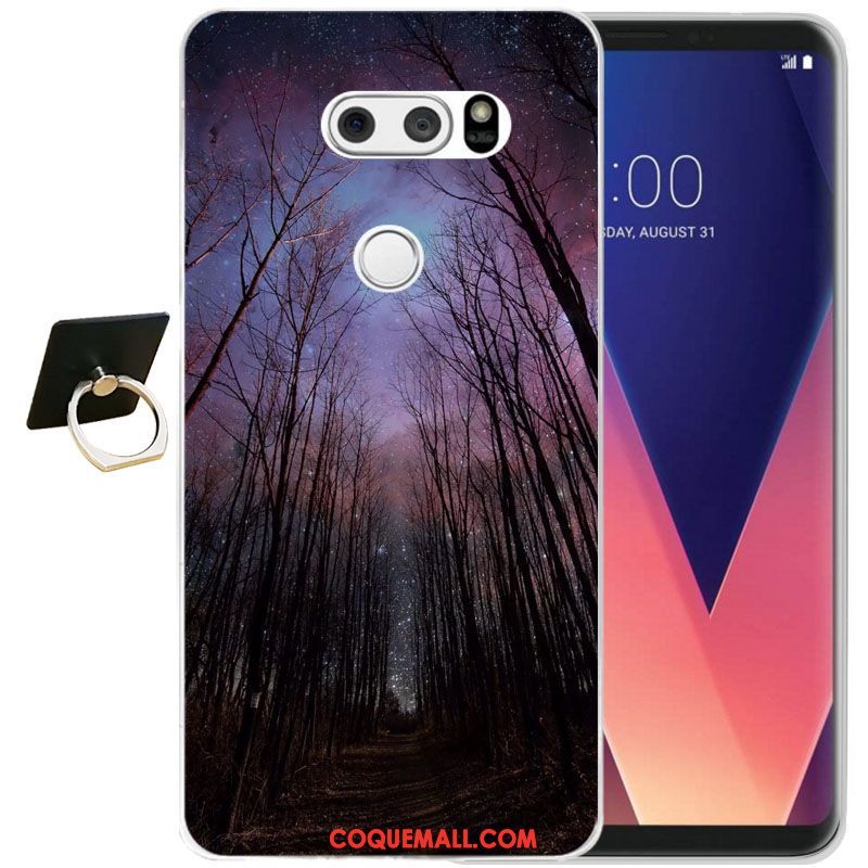 Étui Lg V30 Fleur Incassable Protection, Coque Lg V30 Protection Contre Les Explosions Tout Compris