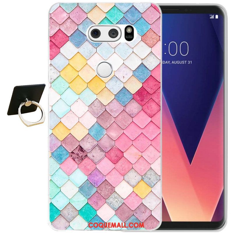 Étui Lg V30 Fleur Incassable Protection, Coque Lg V30 Protection Contre Les Explosions Tout Compris