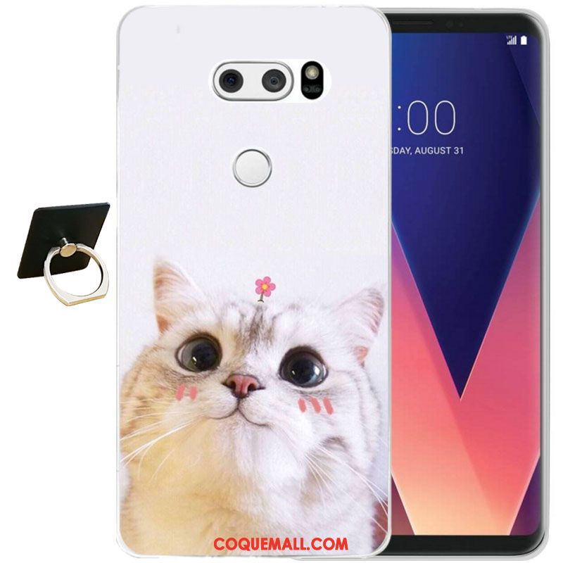 Étui Lg V30 Fleur Incassable Protection, Coque Lg V30 Protection Contre Les Explosions Tout Compris