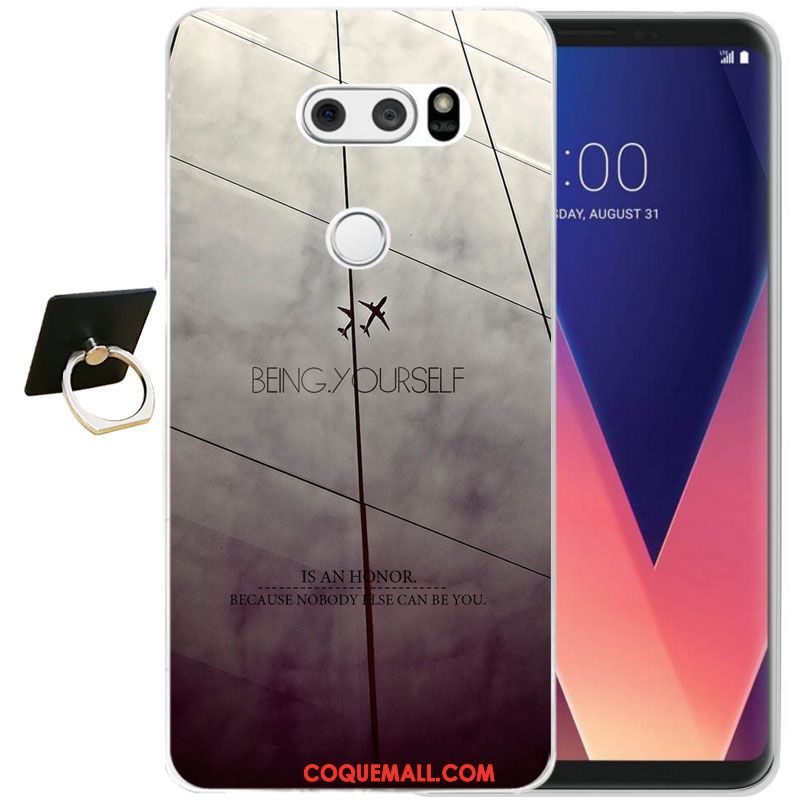 Étui Lg V30 Fleur Incassable Protection, Coque Lg V30 Protection Contre Les Explosions Tout Compris