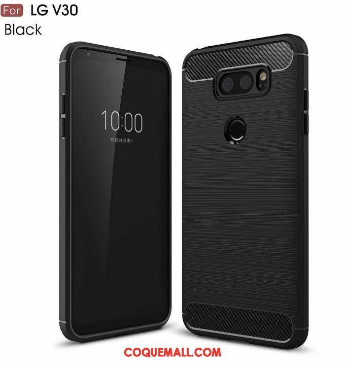 Étui Lg V30 Fluide Doux Sac Protection, Coque Lg V30 Téléphone Portable Silicone