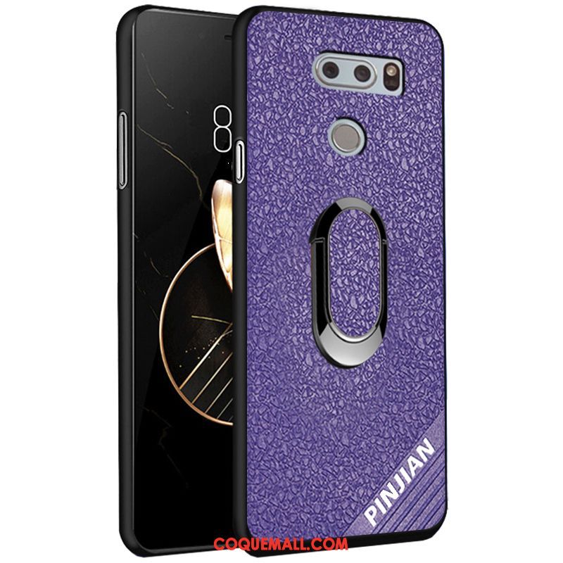 Étui Lg V30 Gaufrage Incassable Téléphone Portable, Coque Lg V30 Mode Similicuir