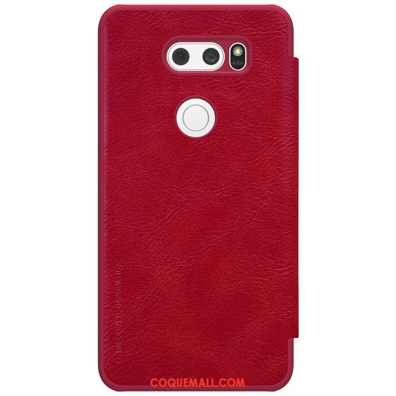 Étui Lg V30 Multicolore Téléphone Portable Business, Coque Lg V30 Étui En Cuir Or Braun