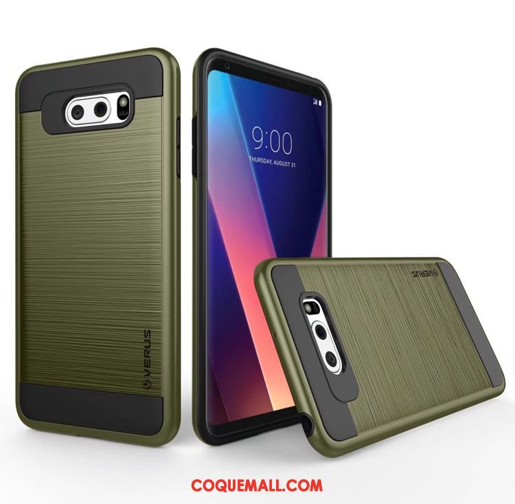 Étui Lg V30 Nouveau Trois Défenses Pu, Coque Lg V30 Coque En Silicone Incassable