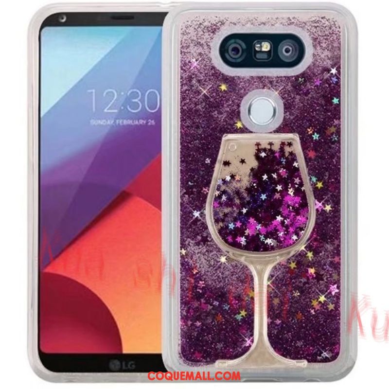 Étui Lg V30 Rose Quicksand Téléphone Portable, Coque Lg V30 Liquide Incassable Sandfarben