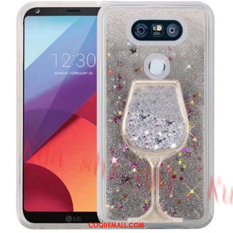 Étui Lg V30 Rose Quicksand Téléphone Portable, Coque Lg V30 Liquide Incassable Sandfarben