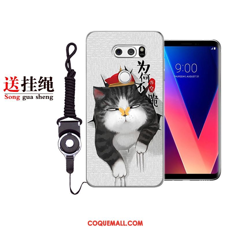 Étui Lg V30 Silicone Incassable Nouveau, Coque Lg V30 Personnalité Tendance