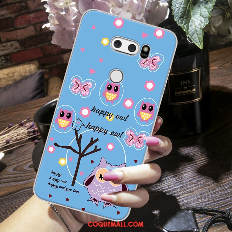 Étui Lg V30 Silicone Incassable Téléphone Portable, Coque Lg V30 Rose Protection