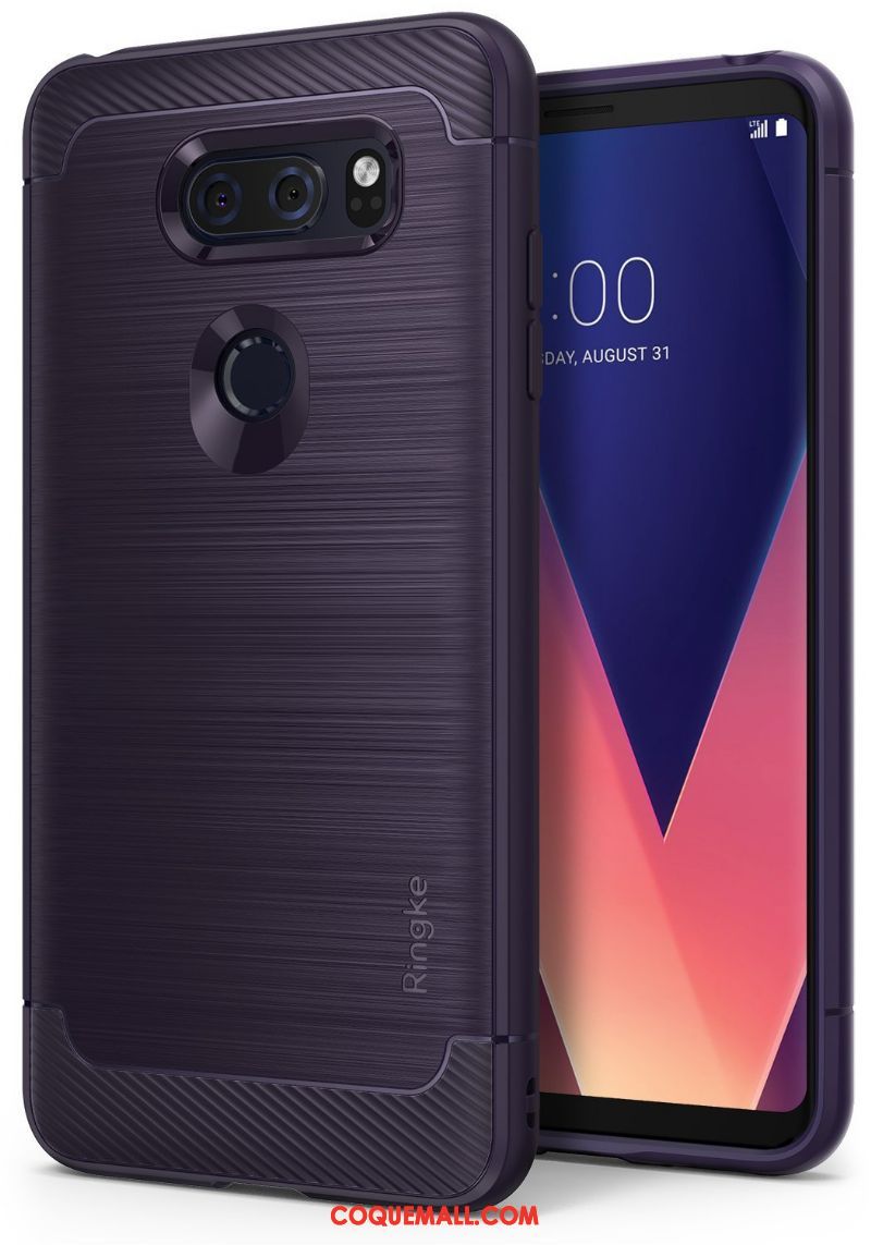 Étui Lg V30 Silicone Protection Marque De Tendance, Coque Lg V30 Incassable Nouveau