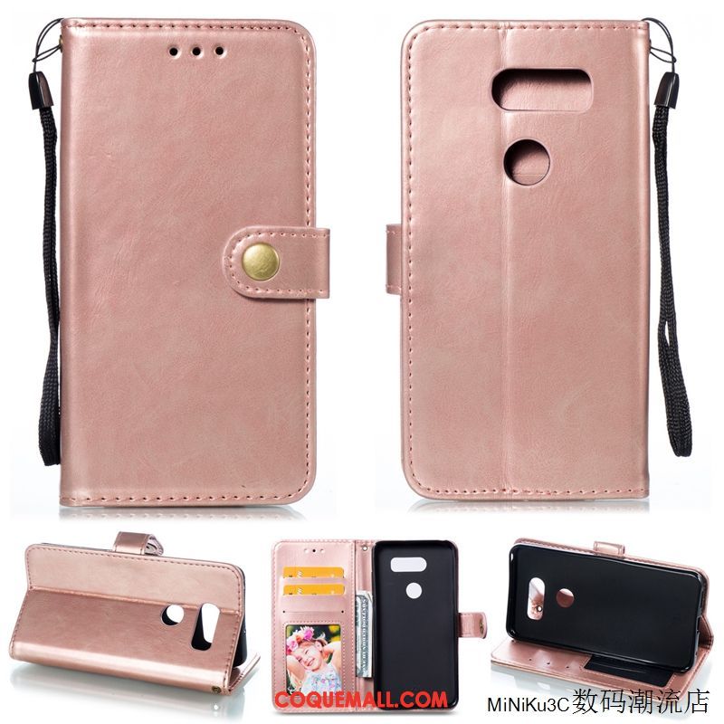 Étui Lg V30 Simple Clamshell Incassable, Coque Lg V30 Fluide Doux Nouveau