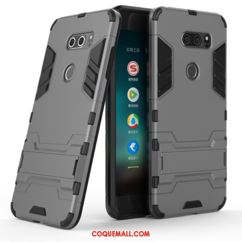 Étui Lg V30 Support Tendance Personnalité, Coque Lg V30 Silicone Business