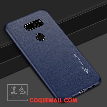 Étui Lg V30 Tempérer Anneau Incassable, Coque Lg V30 Silicone Délavé En Daim Braun