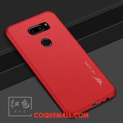 Étui Lg V30 Tempérer Anneau Incassable, Coque Lg V30 Silicone Délavé En Daim Braun