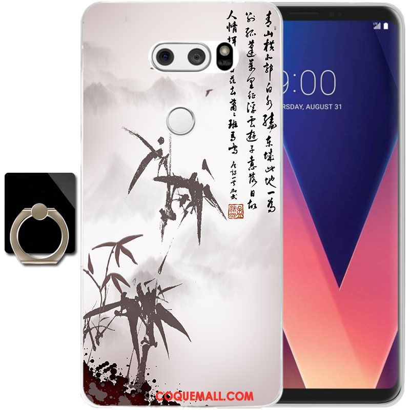 Étui Lg V30 Transparent Fluide Doux Protection, Coque Lg V30 Silicone Tout Compris