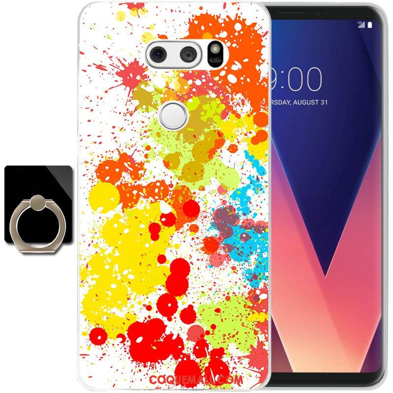 Étui Lg V30 Transparent Fluide Doux Protection, Coque Lg V30 Silicone Tout Compris