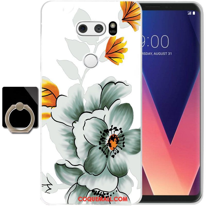 Étui Lg V30 Transparent Fluide Doux Protection, Coque Lg V30 Silicone Tout Compris