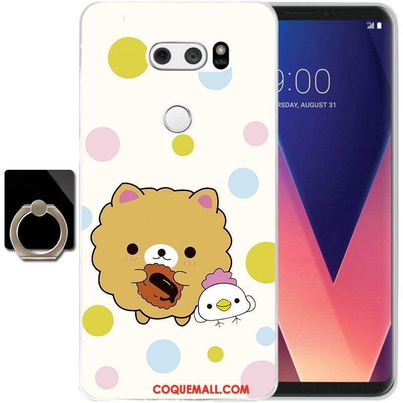 Étui Lg V30 Transparent Fluide Doux Protection, Coque Lg V30 Silicone Tout Compris