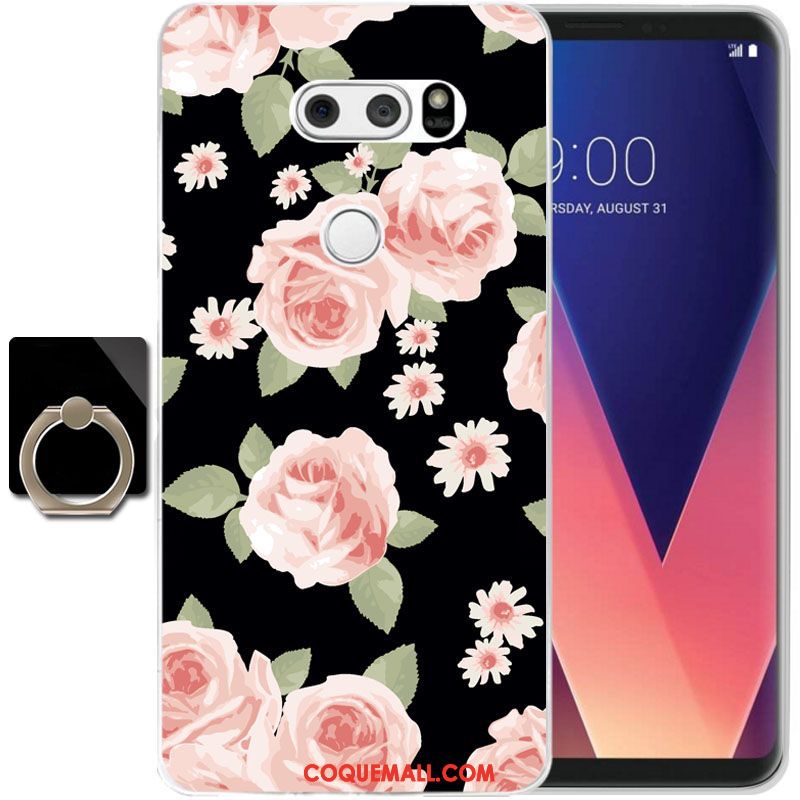 Étui Lg V30 Transparent Fluide Doux Protection, Coque Lg V30 Silicone Tout Compris