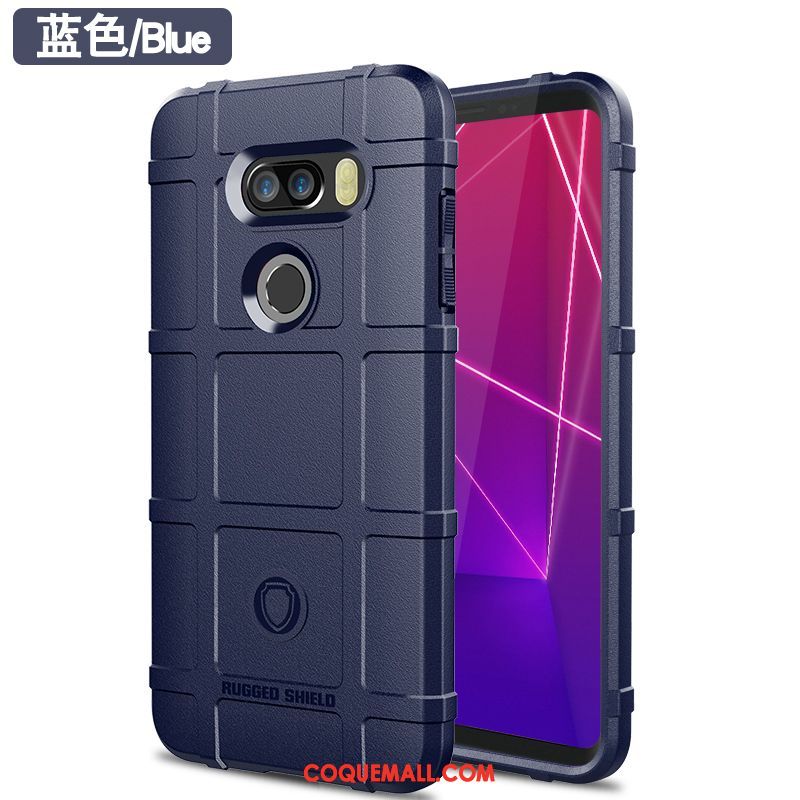 Étui Lg V30 Téléphone Portable Protection Créatif, Coque Lg V30 Incassable Bleu