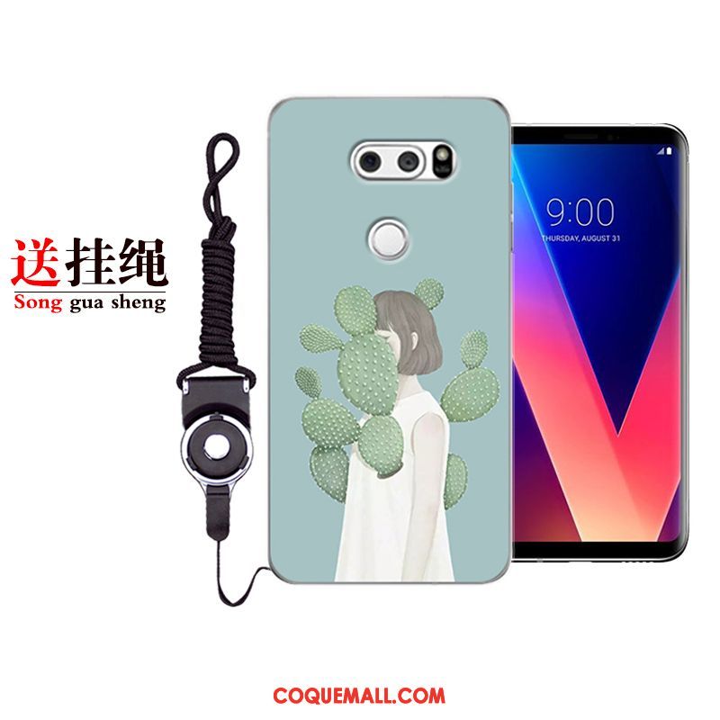 Étui Lg V30 Téléphone Portable Tout Compris Protection, Coque Lg V30 Blanc Silicone
