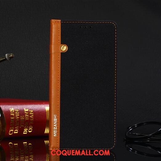 Étui Lg V30 Étui En Cuir Rouge Téléphone Portable, Coque Lg V30 Tout Compris Denim