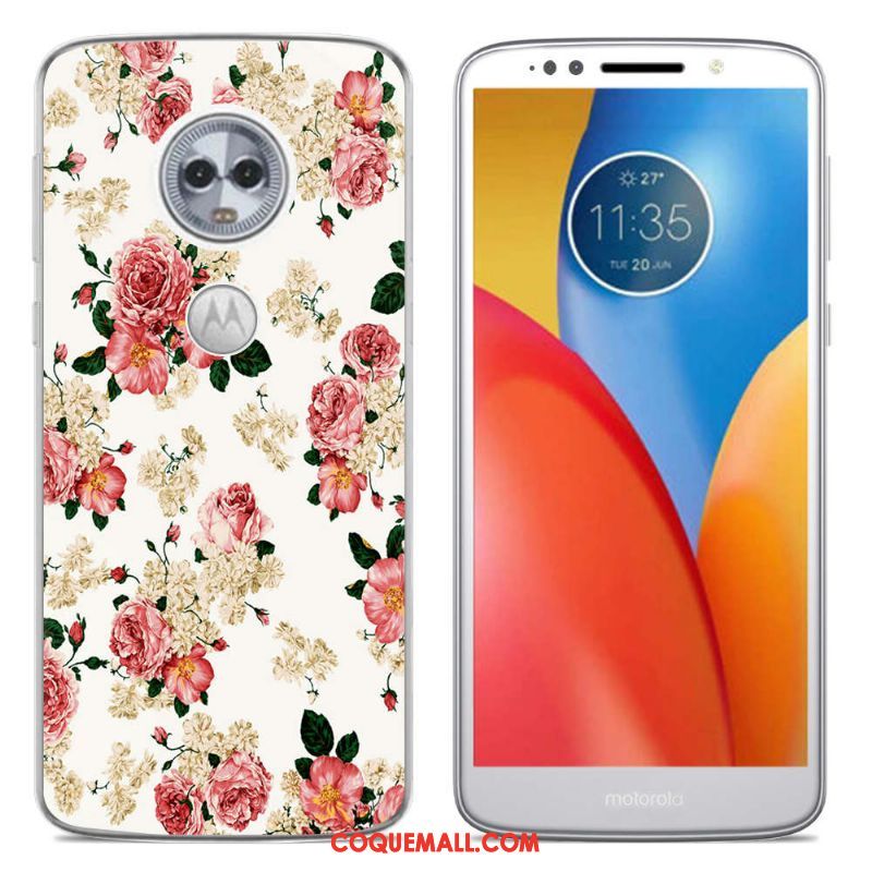 Étui Moto E5 Amoureux Tendance Créatif, Coque Moto E5 Dessin Animé Multicolore