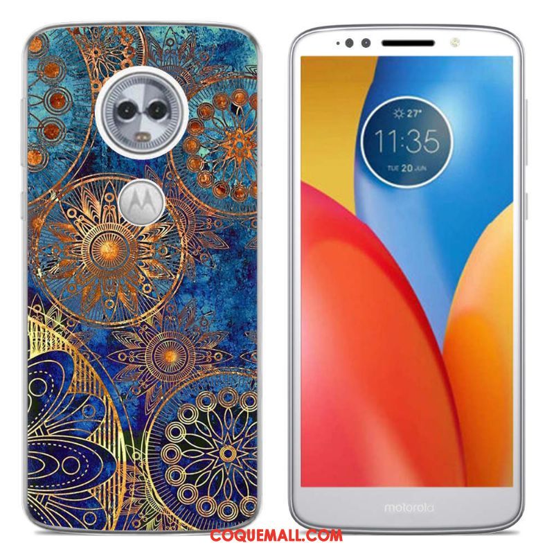 Étui Moto E5 Amoureux Tendance Créatif, Coque Moto E5 Dessin Animé Multicolore