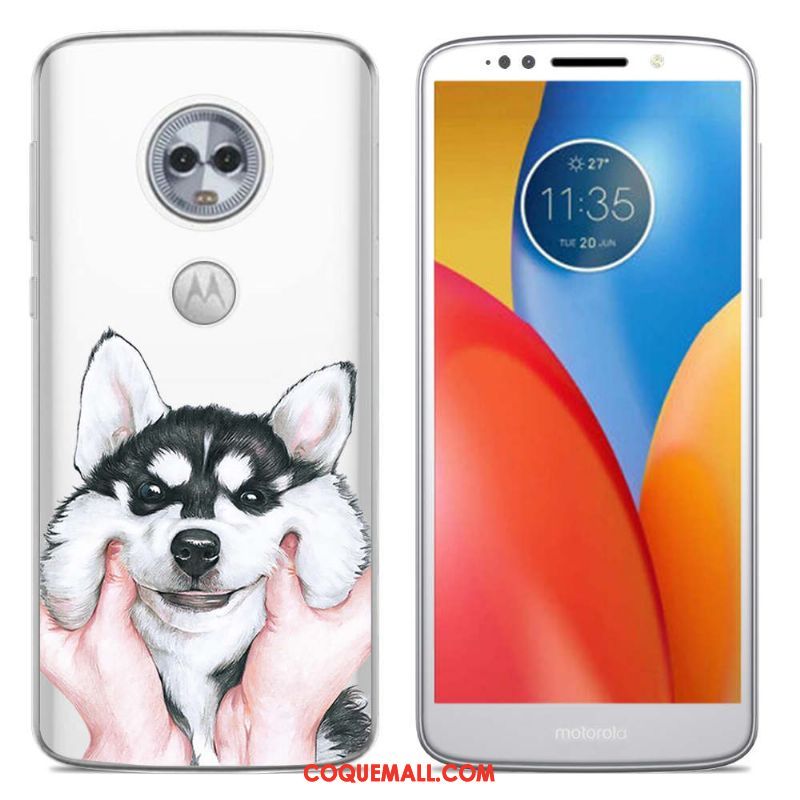 Étui Moto E5 Amoureux Tendance Créatif, Coque Moto E5 Dessin Animé Multicolore