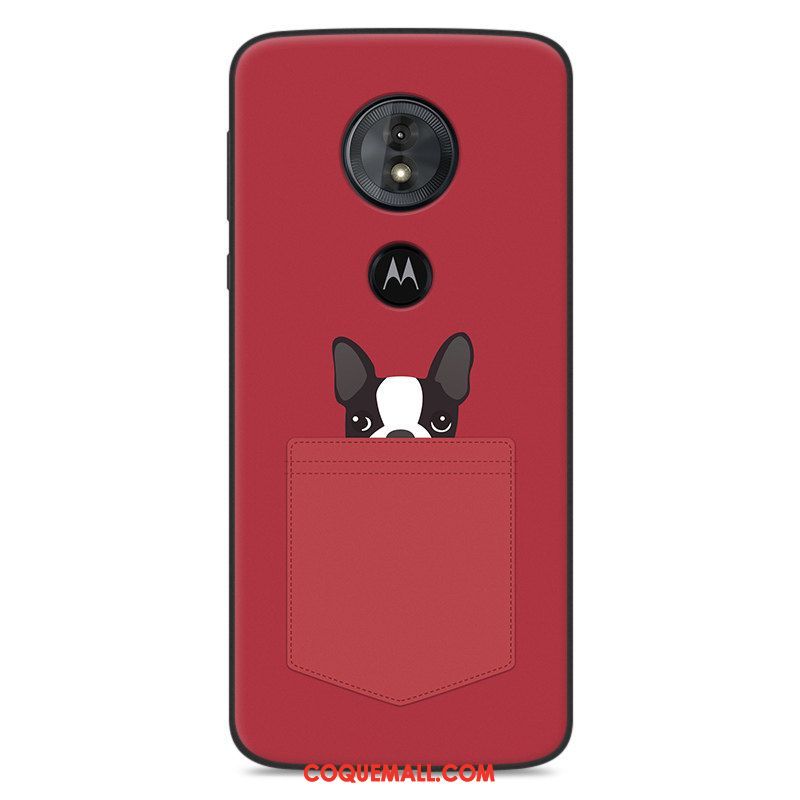 Étui Moto E5 Créatif Protection Silicone, Coque Moto E5 Noir Fluide Doux