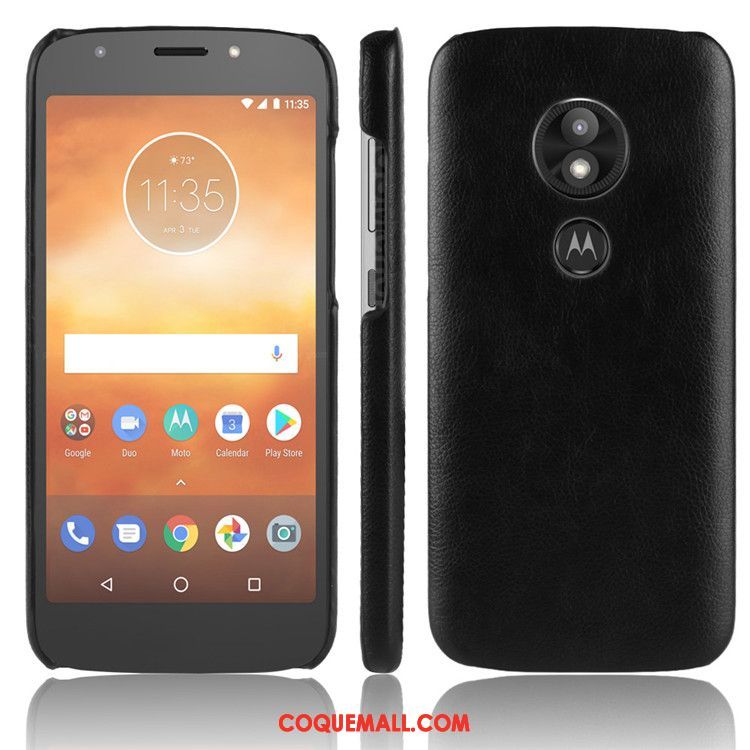 Étui Moto E5 Difficile Modèle Fleurie Protection, Coque Moto E5 Litchi Qualité