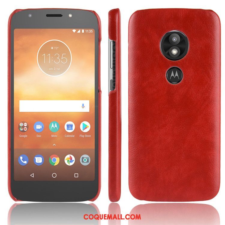 Étui Moto E5 Difficile Modèle Fleurie Protection, Coque Moto E5 Litchi Qualité