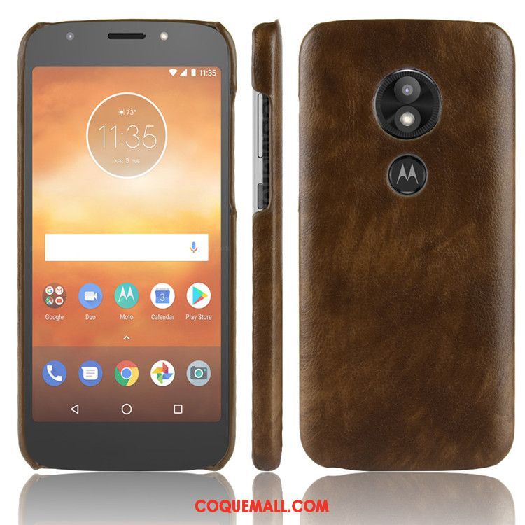 Étui Moto E5 Difficile Modèle Fleurie Protection, Coque Moto E5 Litchi Qualité