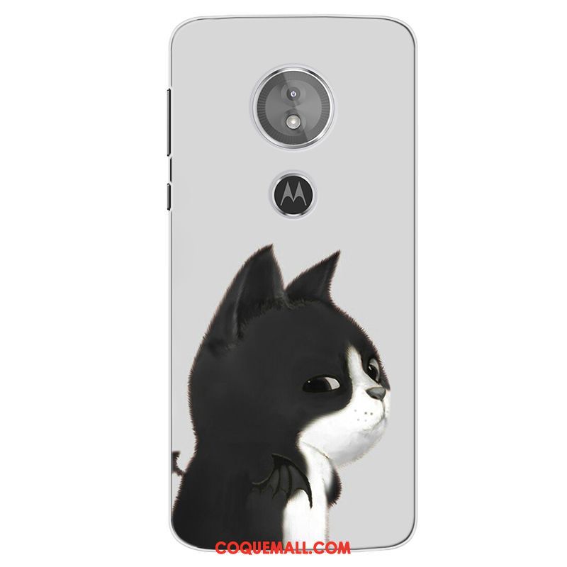 Étui Moto E5 Personnalité Téléphone Portable Tendance, Coque Moto E5 Gris Amoureux