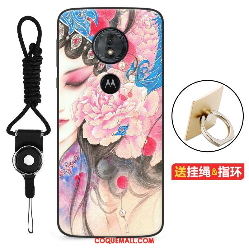 Étui Moto E5 Protection Dessin Animé Téléphone Portable, Coque Moto E5 Silicone Incassable