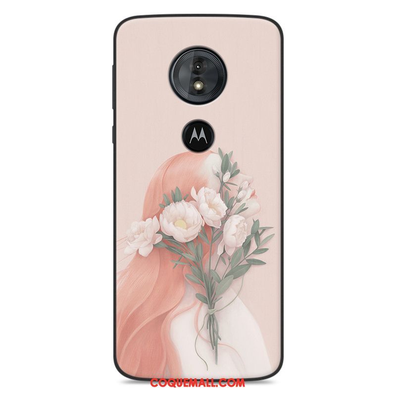 Étui Moto E5 Rouge Petit Tout Compris, Coque Moto E5 Téléphone Portable Art