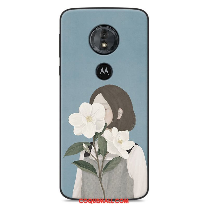 Étui Moto E5 Rouge Petit Tout Compris, Coque Moto E5 Téléphone Portable Art