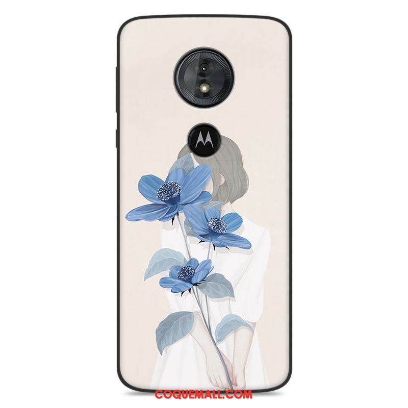 Étui Moto E5 Rouge Petit Tout Compris, Coque Moto E5 Téléphone Portable Art