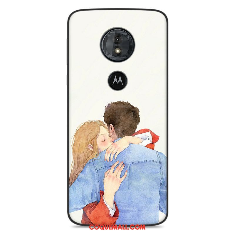 Étui Moto E5 Rouge Petit Tout Compris, Coque Moto E5 Téléphone Portable Art