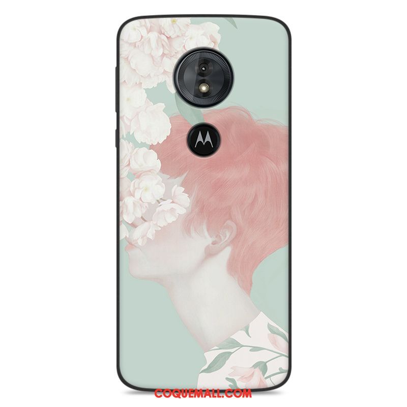 Étui Moto E5 Rouge Petit Tout Compris, Coque Moto E5 Téléphone Portable Art