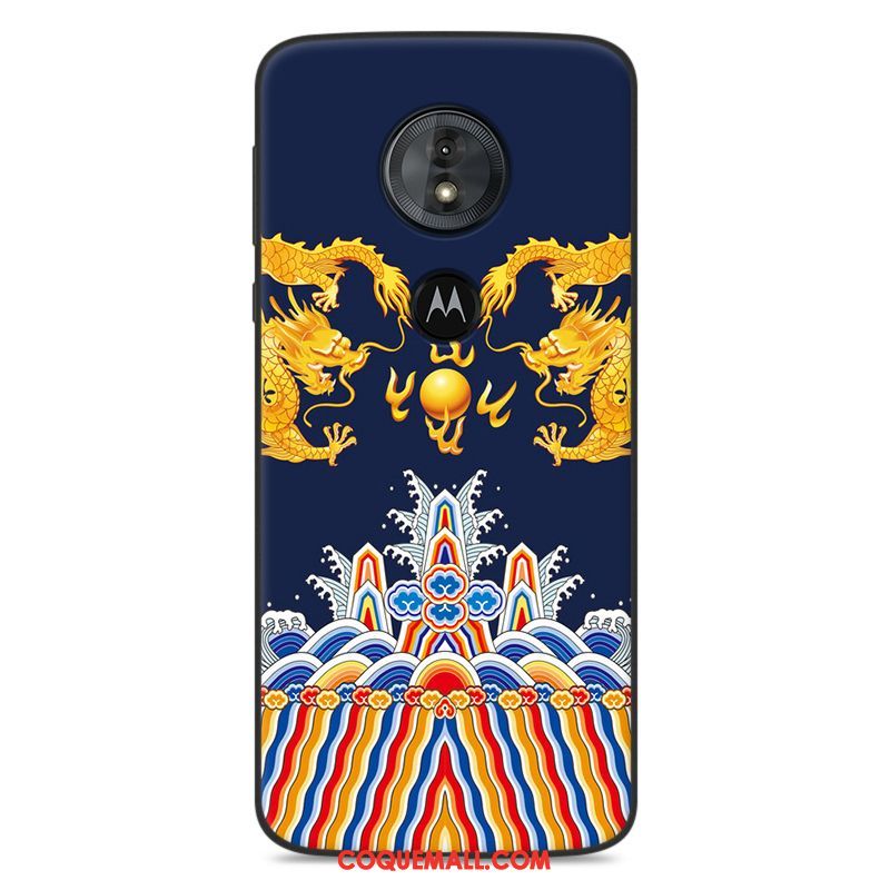 Étui Moto E5 Téléphone Portable Fluide Doux Amoureux, Coque Moto E5 Marque De Tendance Protection