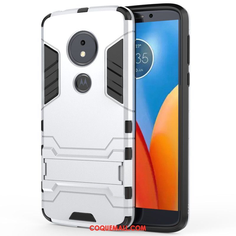 Étui Moto E5 Téléphone Portable Protection Gris, Coque Moto E5 Tout Compris Difficile