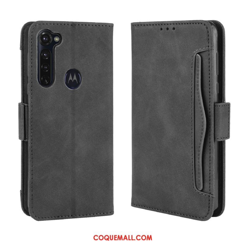 Étui Moto G Pro Incassable En Cuir Modèle Fleurie, Coque Moto G Pro Noir Vintage