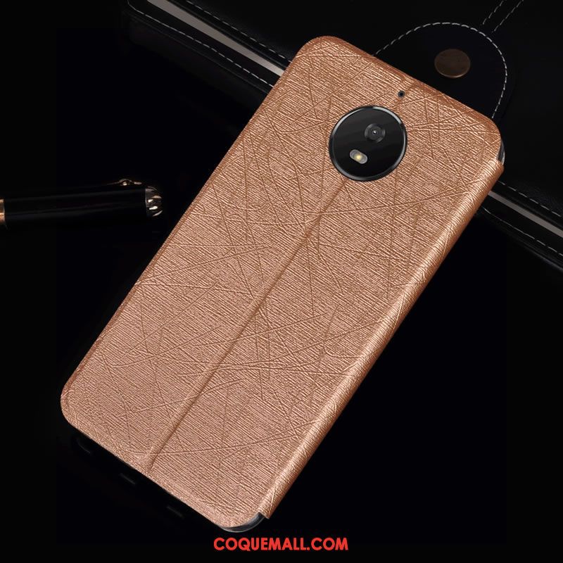 Étui Moto G5s Plus Téléphone Portable Rouge Protection, Coque Moto G5s Plus Incassable Étui En Cuir