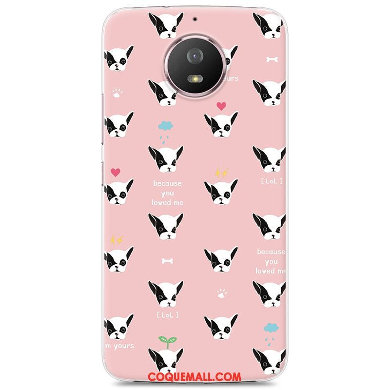 Étui Moto G5s Protection Incassable Bleu, Coque Moto G5s Dessin Animé Gris
