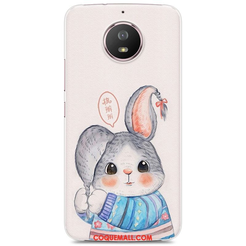 Étui Moto G5s Protection Incassable Bleu, Coque Moto G5s Dessin Animé Gris