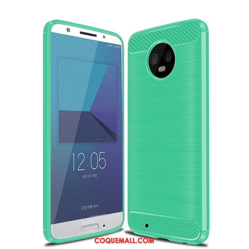 Étui Moto G6 Bleu Téléphone Portable, Coque Moto G6