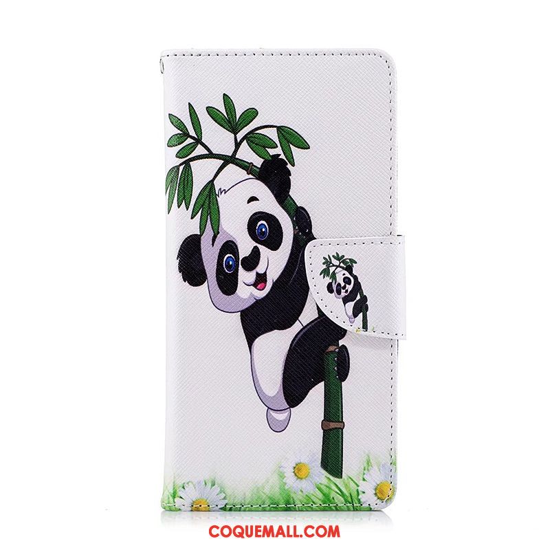 Étui Moto G6 Dessin Animé Bleu Bleu, Coque Moto G6 Protection Étui En Cuir