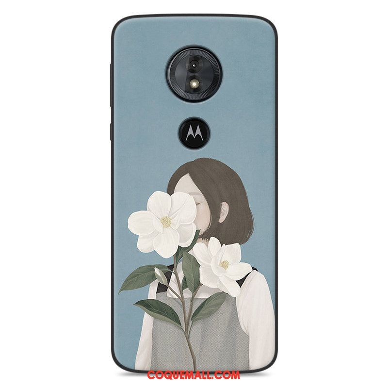 Étui Moto G6 Play Art Protection Vert, Coque Moto G6 Play Personnalité Tout Compris